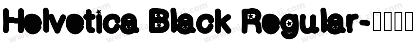 Helvetica Black Regular字体转换